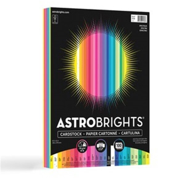 Wausau Paper WAU91715 65 lbs Astrobrights Sprinkle Multipurpose Card Stock - Pack of 250 WAU91715 - main